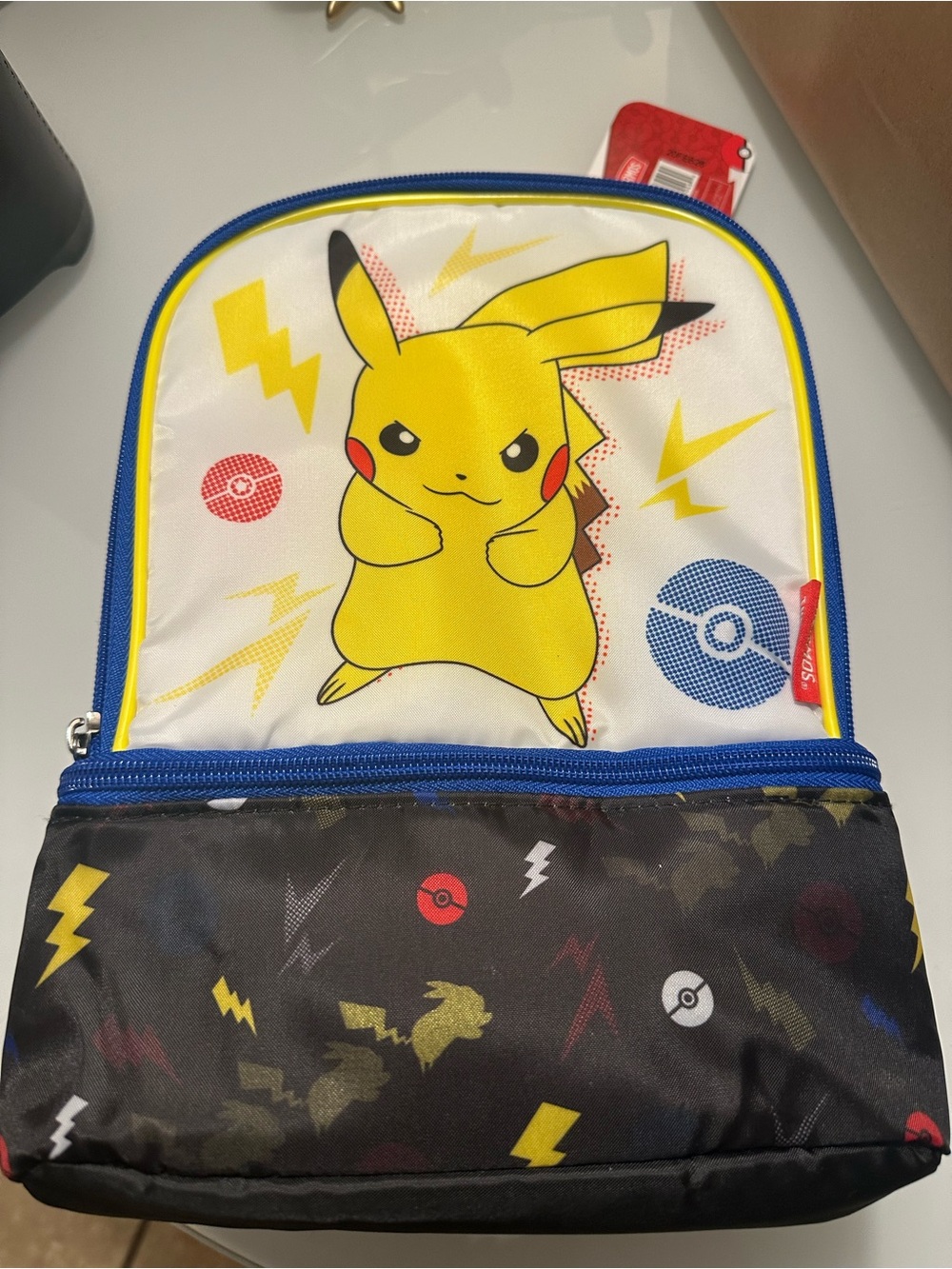 Thermos Pokemon Pikachu Kids Lunch Bag - Yellow & Black